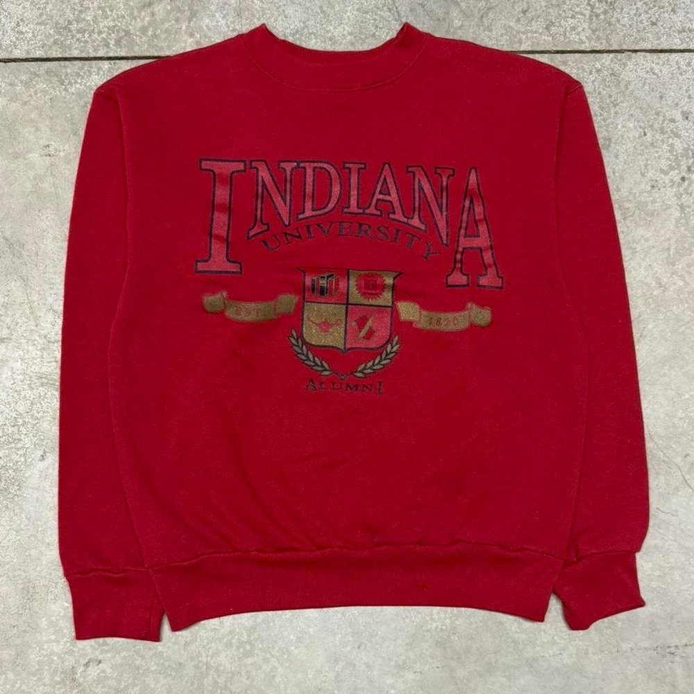 Indiana Hoosiers University Vintage 90s College Crewneck Sweatshirt Sz Large